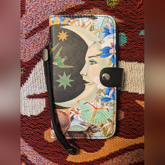 Accessories - Moon lady nature phone case wristlet/wallet